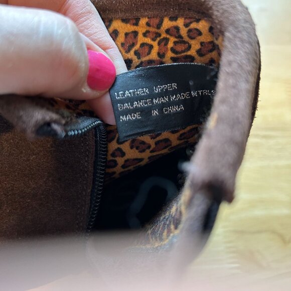 Sporto Women's Brown Suede Insulated Ankle Boots With Side Zipper Sz 9 - Picture 2 of 13